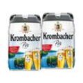 Krombacher 2 x 5-l-Bierfass Doppelpack Krombacher Pils, Bierfass mit Zapfhahn, Pfandfrei