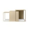 ferm LIVING - Cluster Tables (3er-Set), cashmere