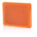 Rückstrahler Reflektor (L/R) Rechteck Orange E20 55mm x 40mm mit Klebeband