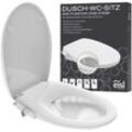 Dusch-WC-Sitz EISL "Bidet Einsatz" WC-Sitze weiß WC-Sitze Absenkautomatik, Schnellverschluss