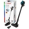 BOSCH Akku-Stielstaubsauger "Unlimited 6 BKS6111P, Hygiene-Filter, 10 Jahre Motorgarantie, leicht", blau (laguna blau, schwarz), B:20cm H:122cm T:26,5cm, Akkusauger, Akku wechselbar, alle Bodenarten, hohe Saugkraft, lange Laufzeit, blau