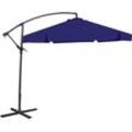 Ampelschirm GARDEN PLEASURE, blau, Bezug: 100% Polyester, Standschirme, Ø 300 cm, Bblau