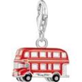 Charm-Einhänger THOMAS SABO "roter LONDON Bus, 2119-007-10" Charms bunt (silberfarben, rot) Damen Charms Anhänger