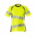 Damen-T-shirt 19092-771 s hi-vis gelb/schwarz - Mascot