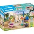 PLAYMOBIL Konstruktionsspielzeug Horses of Waterfall Isabella & Lioness mit Waschplatz