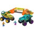 Mattel Konstruktionsspielzeug MEGA Hot Wheels Monster Trucks Mega-Wrex Knochen Crash Stuntbahn