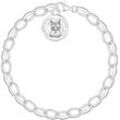 Charm-Armband THOMAS SABO "THOMAS SABO x HARIBO Schmuck: Charm-Armband" Gr. 17, silber (silberfarben), Armbänder, Damen, 17, Silber 925 (Sterlingsilber)