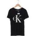 Calvin Klein Jeans Damen T-Shirt, schwarz, Gr. 34