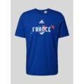 T-Shirt mit Label-Print Modell 'FRANCE'