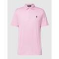 Tailored Fit Poloshirt mit Label-Stitching