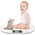 Tolletour - Baby Scales Babywaagen Flat Digital Nursing Scales Animal Scales Suitable for Newborns Under 20 kg with lcd Display Automatic Shut-Off