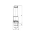 TÜV-Sicherheitsventil g 3/8 (DN10), 2,40 bar, Messing