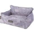 Hundebett Kensington Größe m 60x50 cm Grau Scruffs&tramps