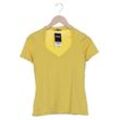 Comma Damen T-Shirt, gelb, Gr. 36