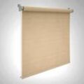 etérea Verdunklungsrollo Klemmfix Plissee Rollo 50 cmx160 cm Taupe