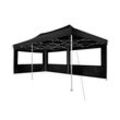 tectake® Pavillon, 6 x 3 m, mit Aluminiumgestell, faltbar und höhenverstellbar, inklusive Spannseilen, Heringen und Tragetasche