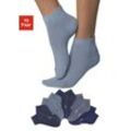 H.I.S Kurzsocken mehrfarbig Gr. 35-38 für Damen. Elastisch. Nachhaltig.