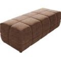 Hocker DOMO COLLECTION "Brandon", braun, B:150cm H:40cm T:60cm, Kunstleder SOFTLUX, Luxus-Microfaser in Antikleder-Optik(100% Polyester), Luxus-Microfaser (100% Polyester), Hocker, Polsterhocker, große Ausführung passend zu "Brandon", auch in Cord