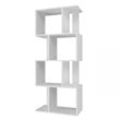 Topeshop - cdf Offenes Bücherregal Fiesta 4P Farbe: Weiß Für Wohnzimmer, Büro und Arbeitszimmer Regal für Bücher und Spielzeug Modern Ideal für