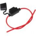 1x kfz Sicherungshalter Flachsicherung max.30A 14AWG pkw Sicherung hifi