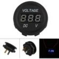 Ej.life - 12 V-24 v Auto Motorrad led dc Digital Display Voltmeter Wasserdicht Meter zy für Volt Display 12 v dc v Display 12 v Digital dc v Anzeige