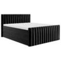 Boxspringbett Simon in Schwarz ca. 180x200cm