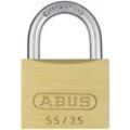 Abus - Vorhangschloss Vorhängeschloss aus Messing 55/35, Breite 33 mm