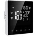 Ej.Life ME81H Smart WIFI LCD-Thermostat für Wasser-Fußbodenheizung und Elektrische Wandkessel-Fußbodenheizung (weißer Knopf mit weißer Rückseite 16A)