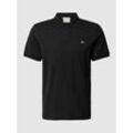 Poloshirt mit Label-Stitching Modell 'SHIELD'