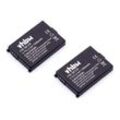 vhbw 2x Akku Ersatz für Telekom V30145-K1310-X250, V30145-K1310-X229 für schnurlos Festnetz Telefon (1300 mAh, 3,7 V, Li-Ion)