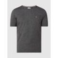 Slim Fit T-Shirt mit Logo-Stickerei Modell 'Jaspe'