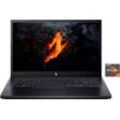 ACER Gaming-Notebook "ANV15-41-R1W5", schwarz (obsidian schwarz), 16 GB RAM 1000 GB SSD, Ryzen 7, Windows 11 Home (64 Bit), Notebooks