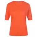 Rundhals-Pullover aus Schurwolle und Kaschmir include orange