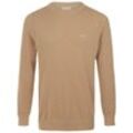 Strickpullover Rundhals-Ausschnitt GANT beige