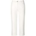 Jeans-Culotte Peter Hahn weiss