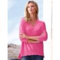 V-Pullover aus 100% Kaschmir include pink