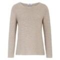 Rundhals-Pullover Peter Hahn beige