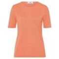 Rundhals-Pullover aus Seide Kaschmir Peter Hahn Seide/Kaschmir orange