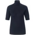 Rollkragen-Pullover Peter Hahn blau