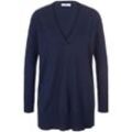 V-Pullover Peter Hahn blau