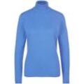 Rollkragen-Pullover aus Schurwolle und Kaschmir include blau