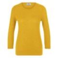 Rundhals-Pullover aus 100% Premium-Kaschmir Peter Hahn Cashmere gelb