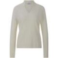 Pullover aus 100% Premium-Kaschmir Modell Vivien Peter Hahn Cashmere weiss