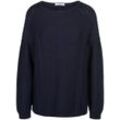 Rundhals-Pullover Peter Hahn blau