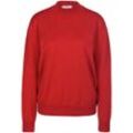 Pullover aus 100% Schurwolle Biella Yarn Peter Hahn rot