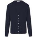 Twinset aus 100% Schurwolle-Pure Tasmanian Wool Peter Hahn blau