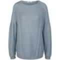 Rundhals-Pullover Peter Hahn blau