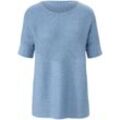 Pullover Kimono-Halbarm Peter Hahn blau