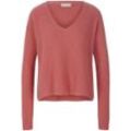 V-Pullover aus 100% Premium-Kaschmir include pink