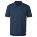 Piqué-Polo-Shirt 1/2-Arm Louis Sayn blau